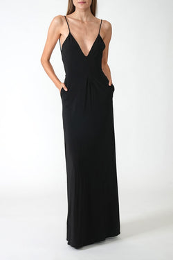 Federica Tosi | Backless Long Dress Black