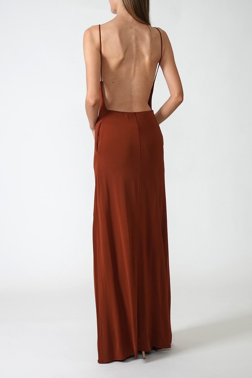 Thumbnail for Product gallery 5, Backless Long Dress Bronze