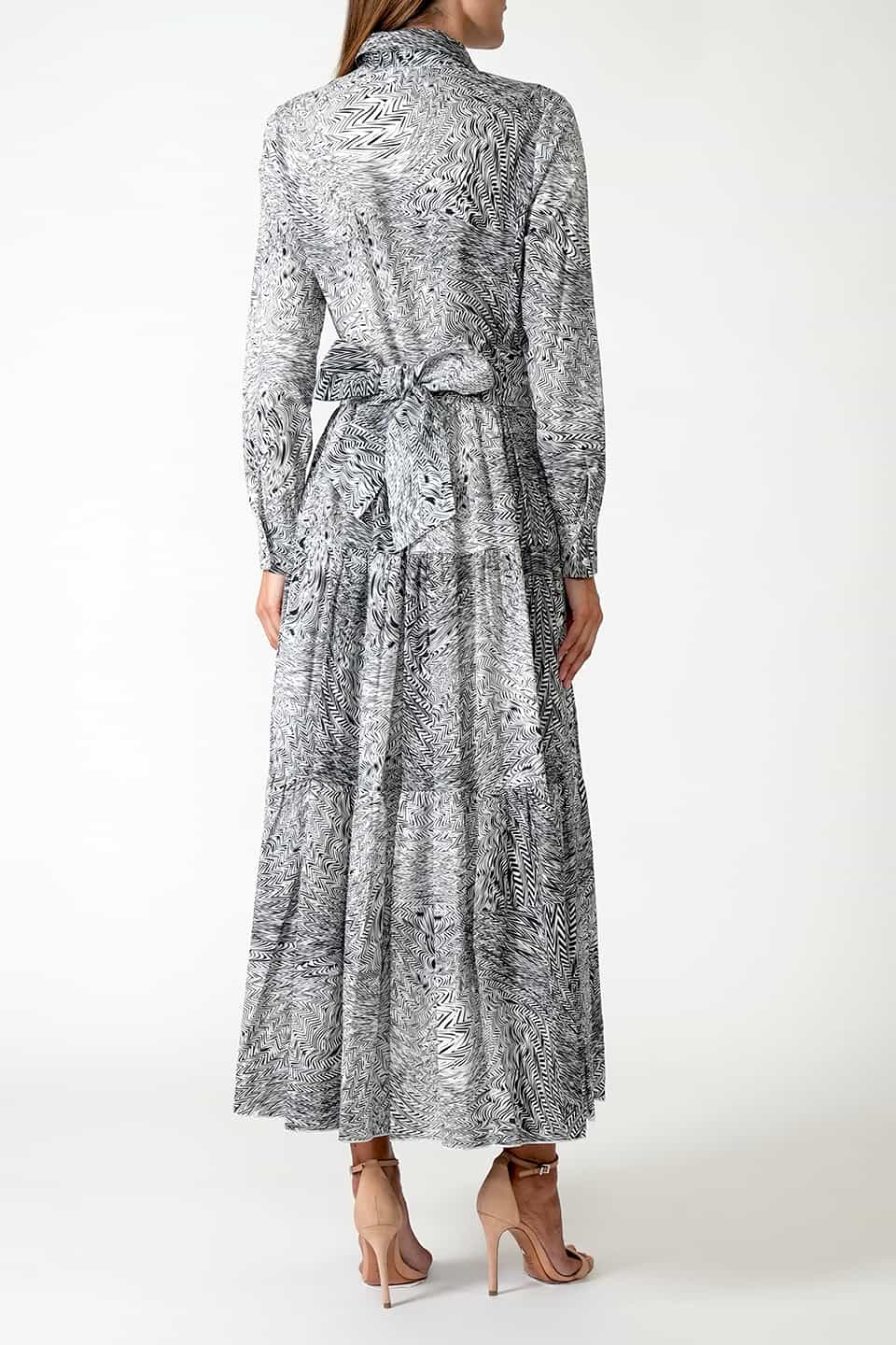 Thumbnail for Product gallery 5, Long Sleeve Maxi Dress with Belt