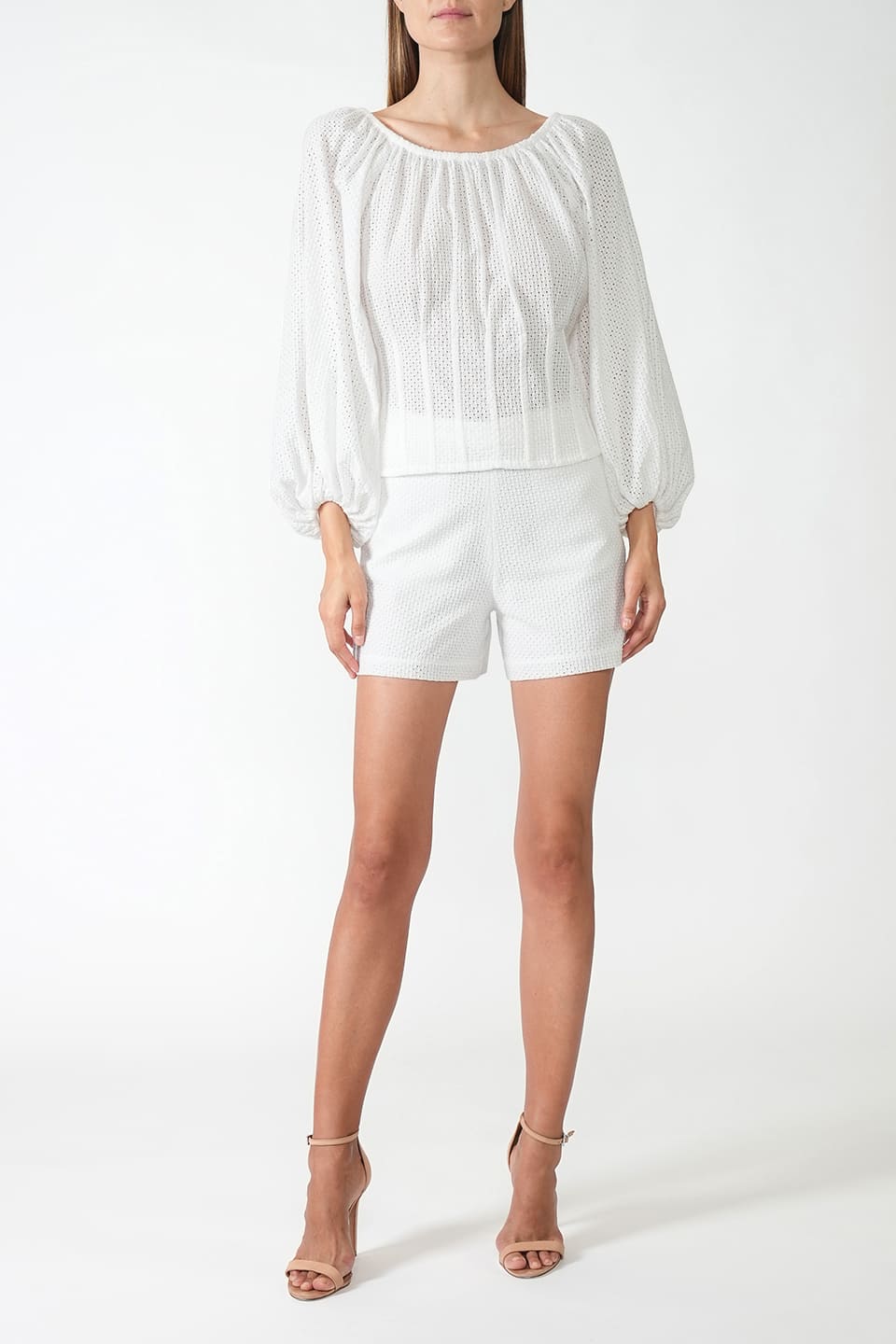 Shop online trendy White Women blouses from Federica Tosi Fashion designer. Product gallery 1
