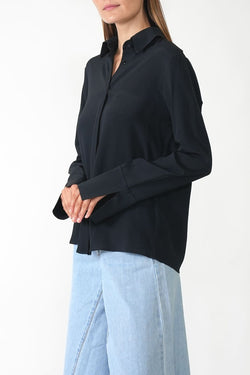 Federica Tosi | Shirt with Slip on the Sleeve Black, alternative view