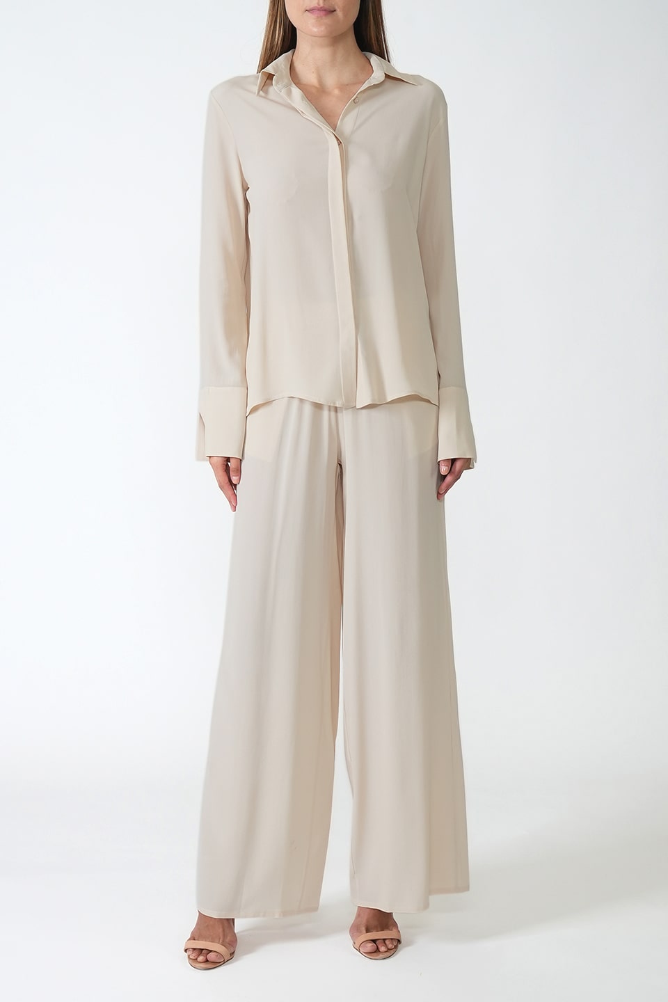 Shop online trendy Ivory Women long sleeve from Federica Tosi Fashion designer. Product gallery 1