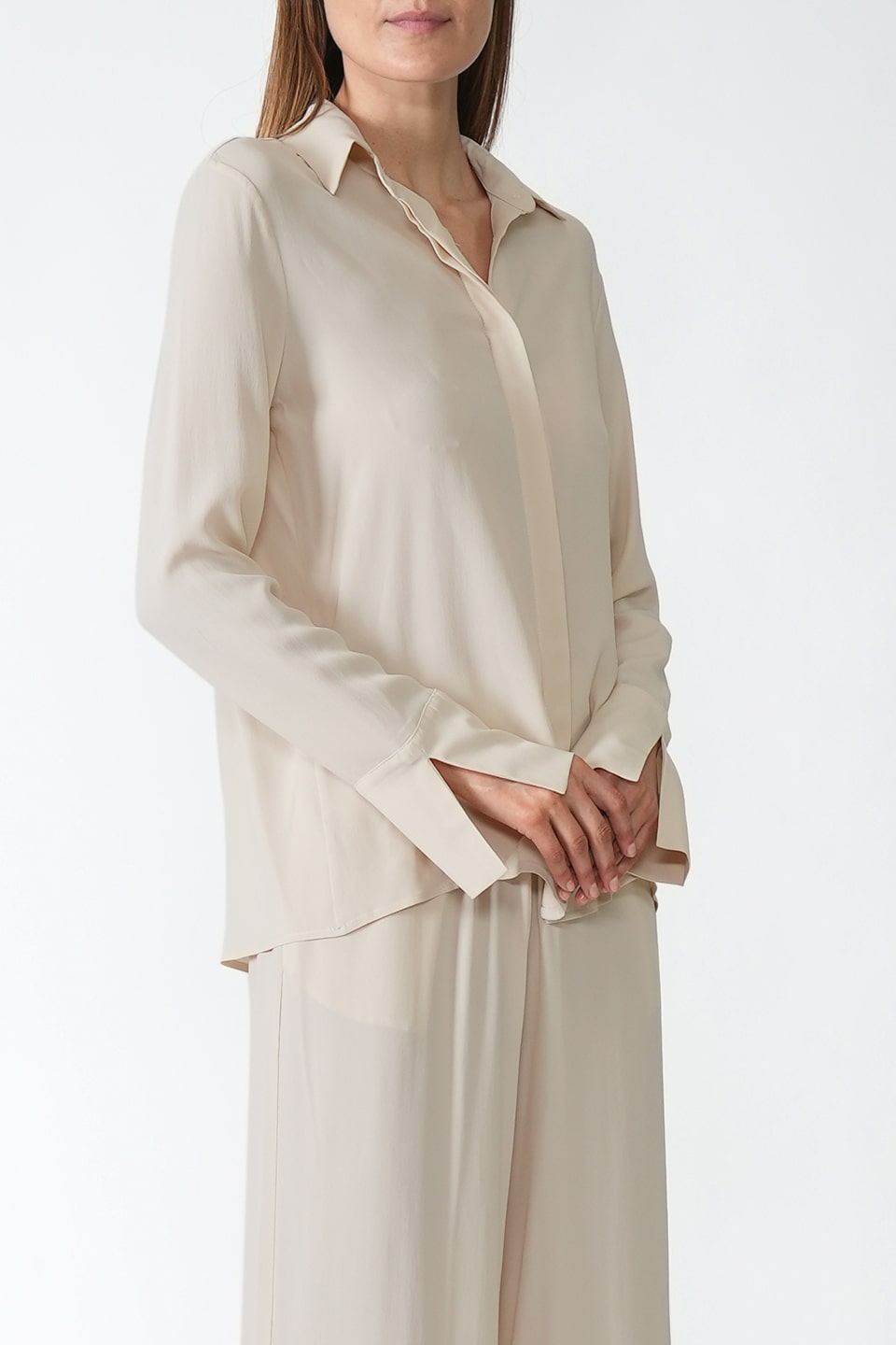 Thumbnail for Product gallery 3, Shirt with Slip on the Sleeve Ivory