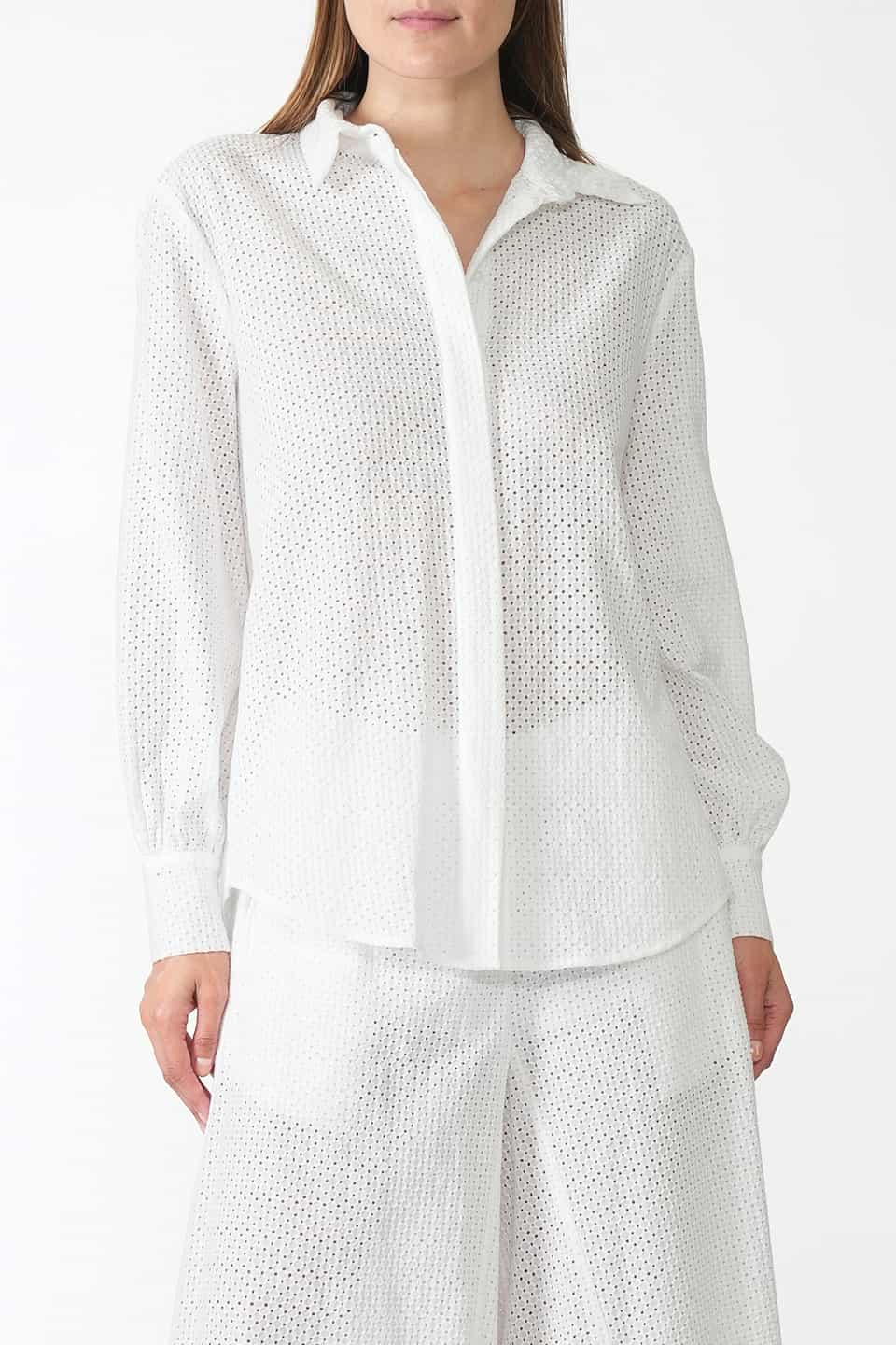 Shop online trendy White Women long sleeve from Federica Tosi Fashion designer. Product gallery 1