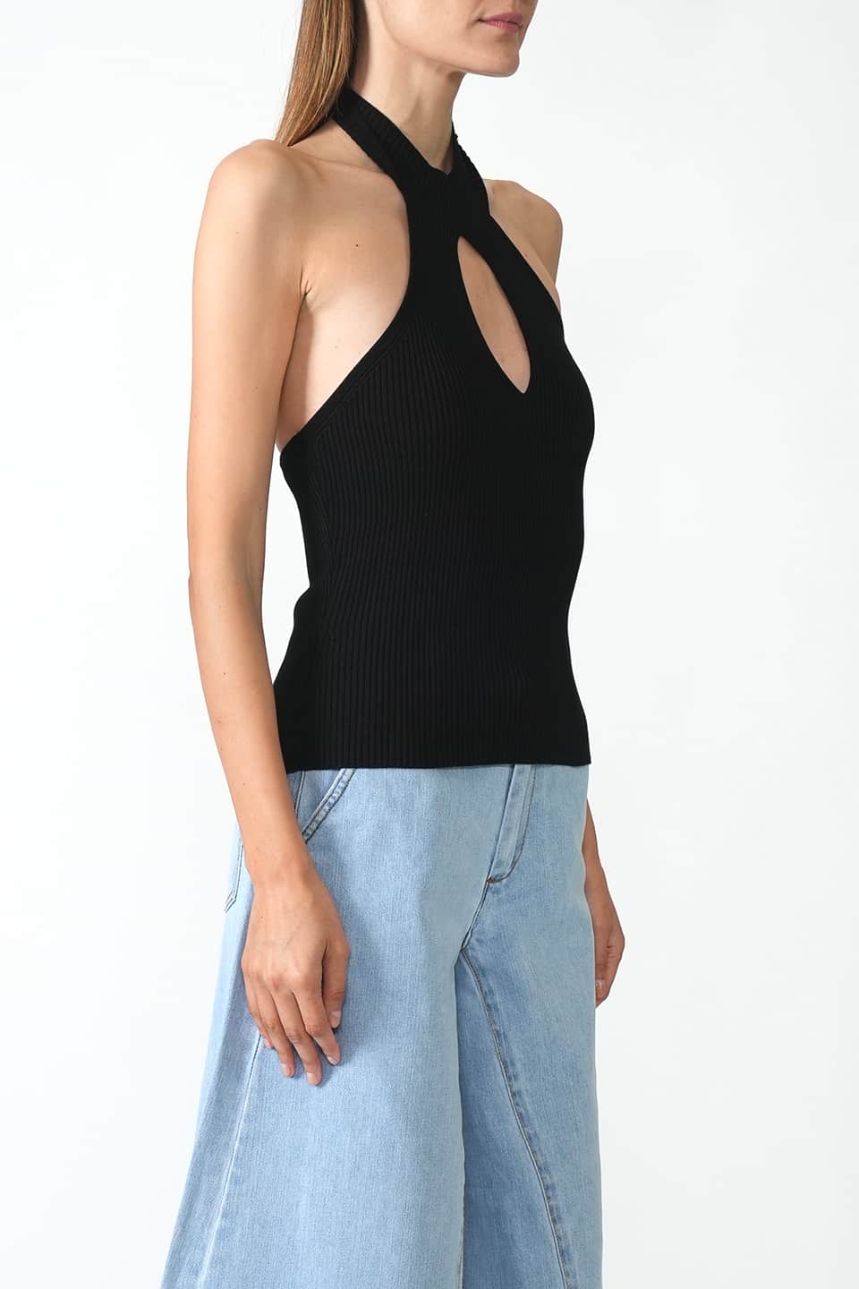 Thumbnail for Product gallery 3, Backless Stretch Top Black