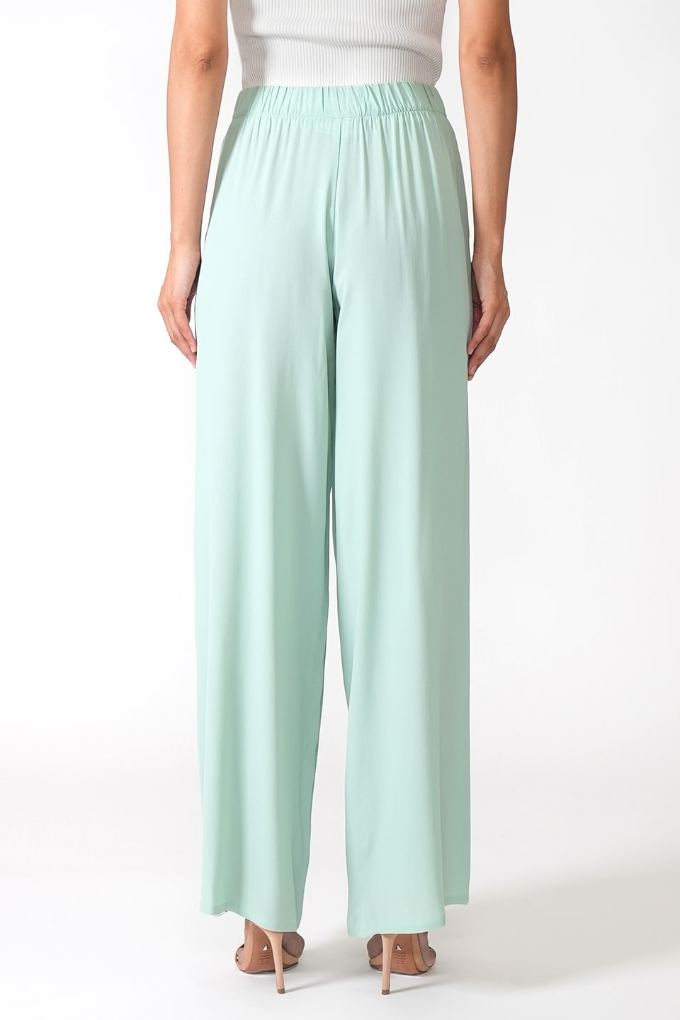 Thumbnail for Product gallery 5, Wide-leg Trousers Green