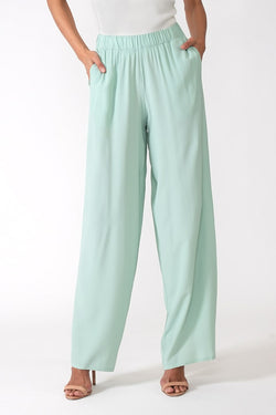 Federica Tosi | Wide-leg Trousers Green