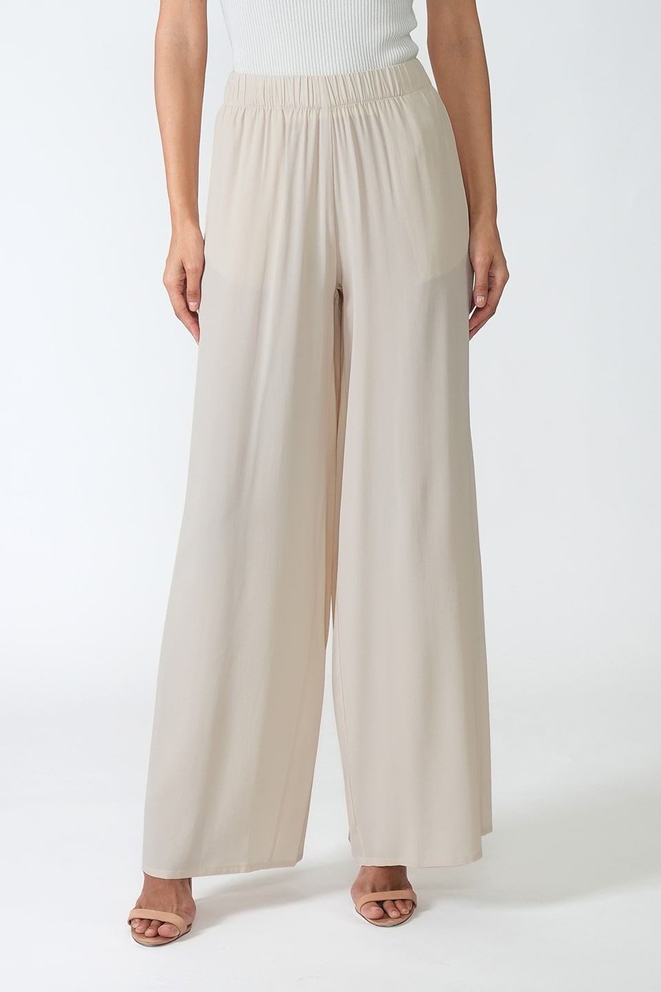 Shop online trendy Ivory Women pants from Federica Tosi Fashion designer. Product gallery 1