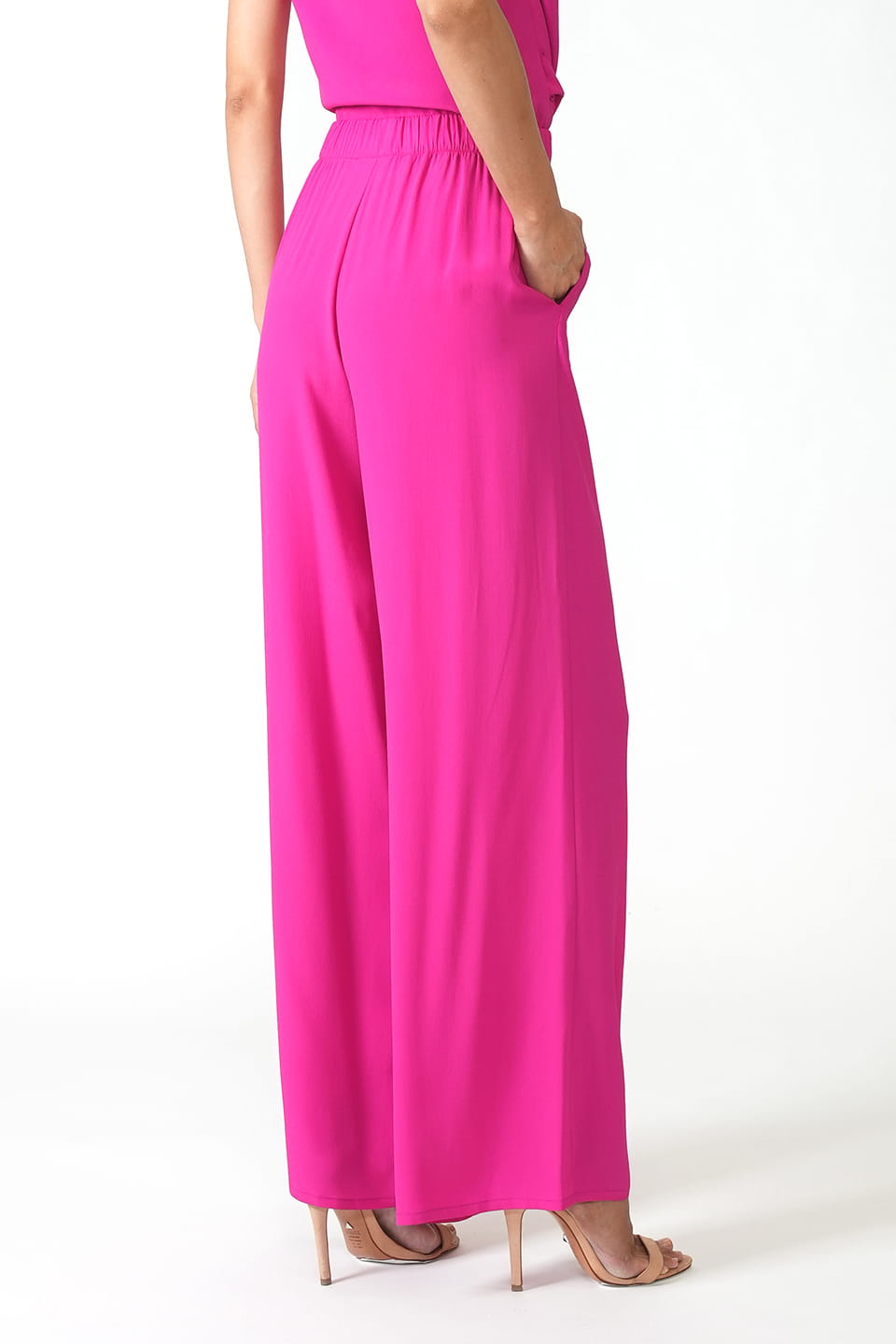 Thumbnail for Product gallery 6, Wide-leg Trousers Magenta