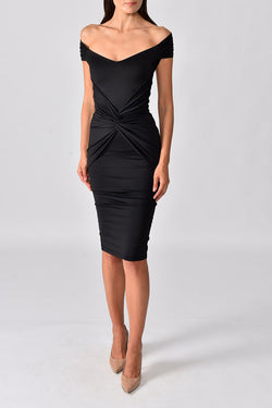 Hamel | Black Midi Dress