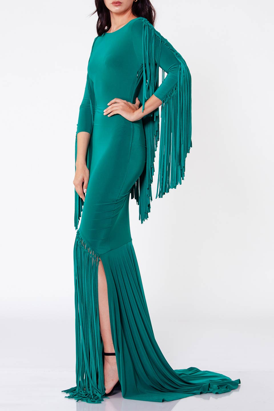 Designer Green Maxi dresses, shop online with free delivery in UAE. Product gallery 5