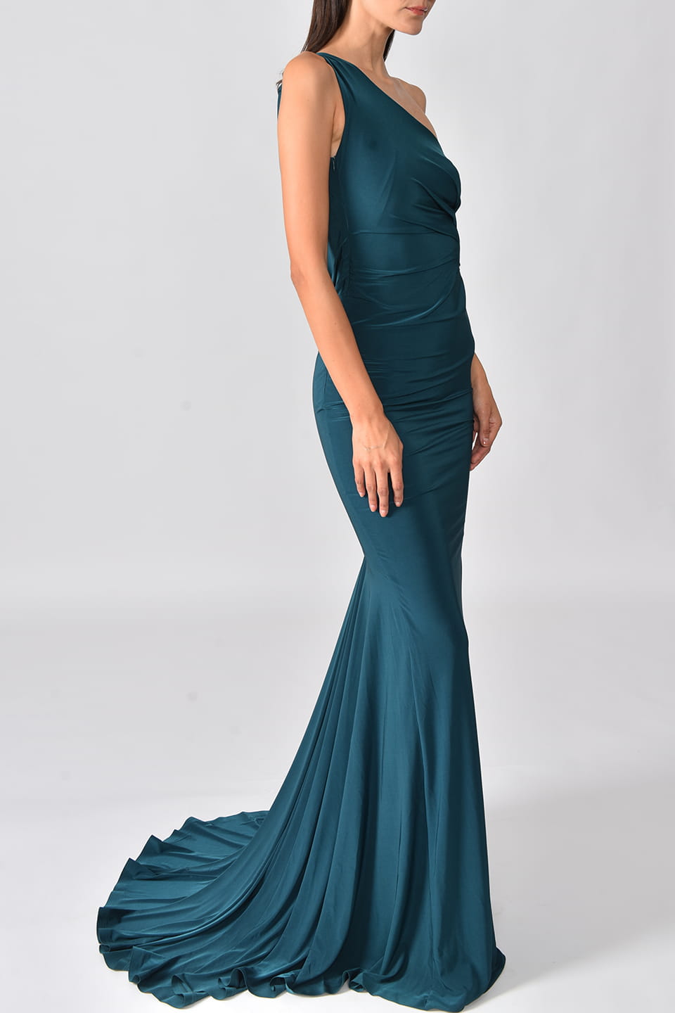 Petrol Blue Long Dress M Petrol Blue Long Dress M
