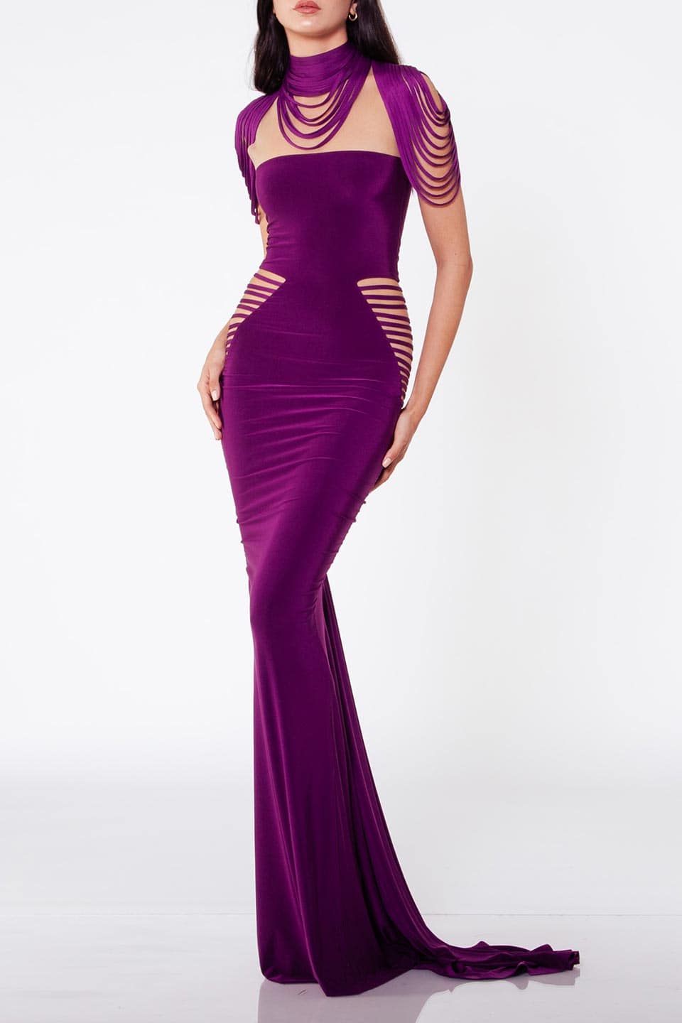 Designer Violet Maxi dresses, shop online with free delivery in UAE. Product gallery 5