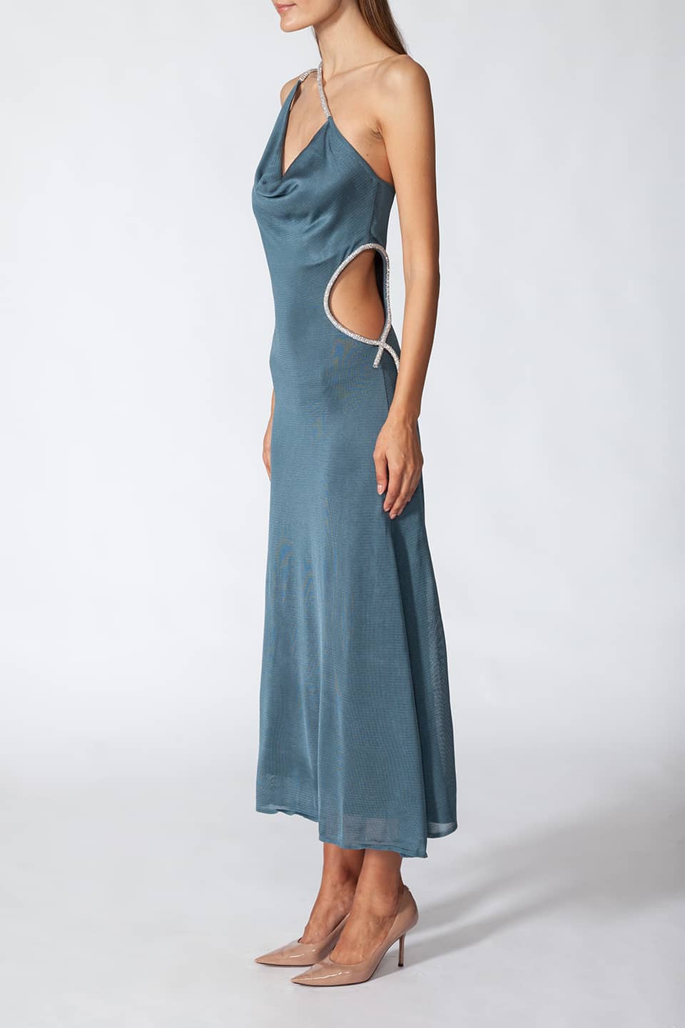 Ellie Dress Teal | Midi dresses Collection 2022 | Maison D'Vie Ellie Dress Teal | Midi dresses Collection 2022 | Maison D'Vie