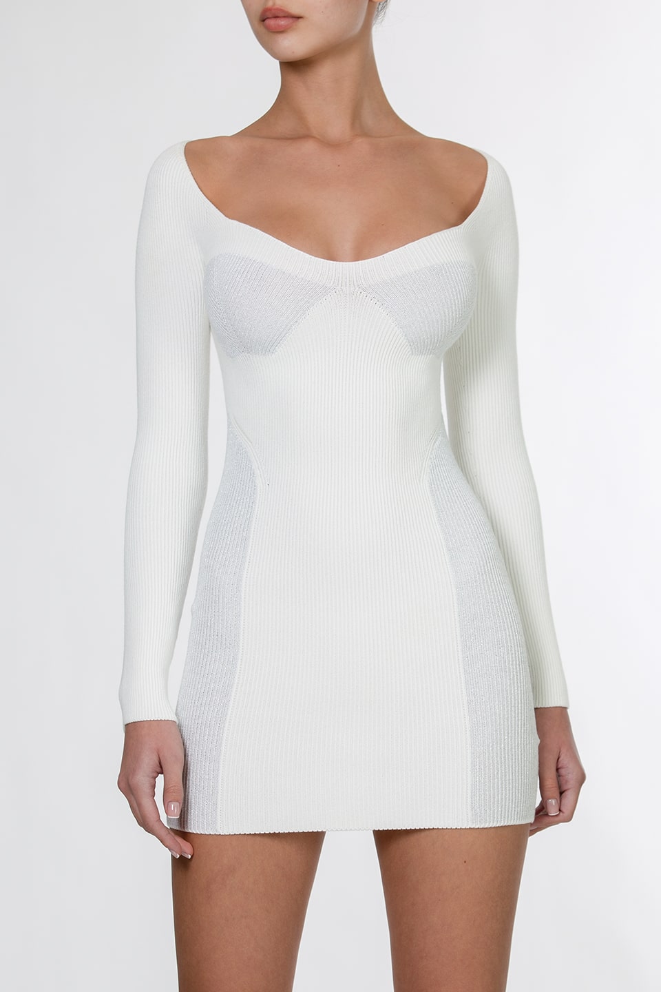 Shop online trendy White Mini dresses from Kukhareva London Fashion designer. Product gallery 1