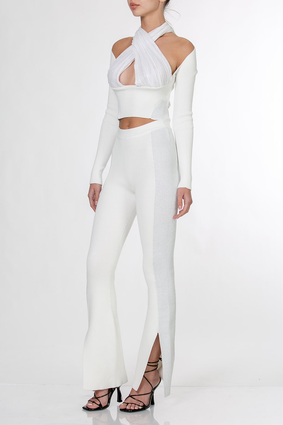 Thumbnail for Product gallery 4, kukhareva london seven pants white front side