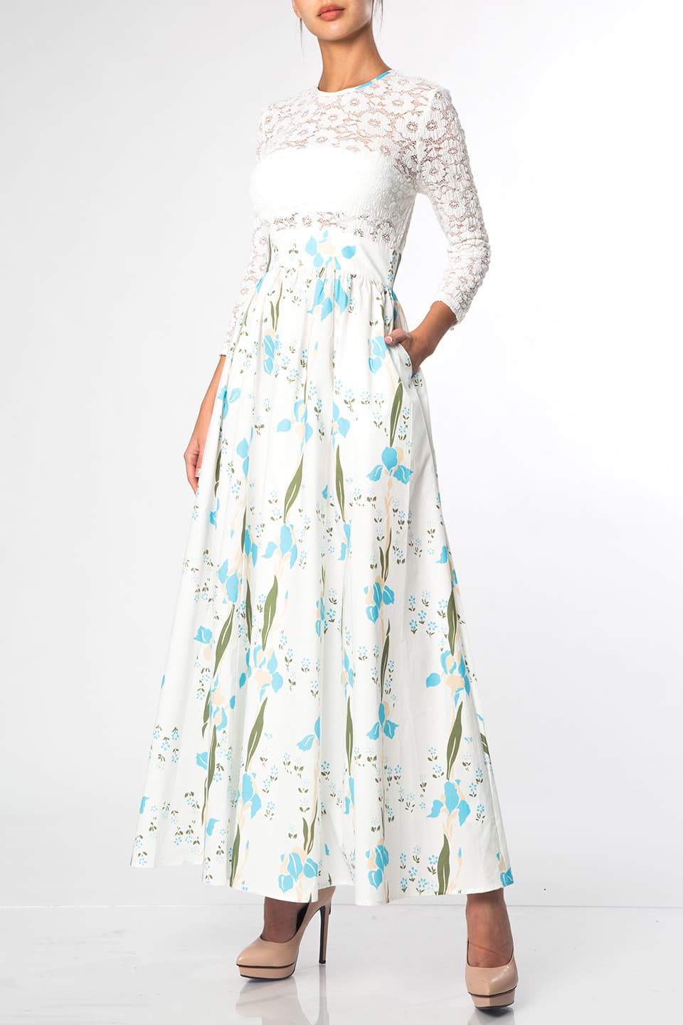 Designer White Maxi dresses, shop online with free delivery in UAE. Product gallery 5