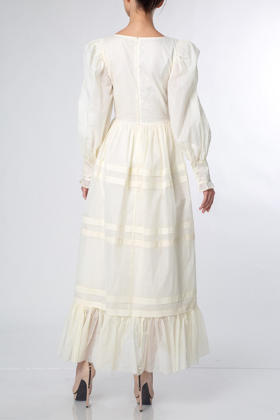 Thumbnail for Product gallery 2, Manoush religeuse long dress chantilly back