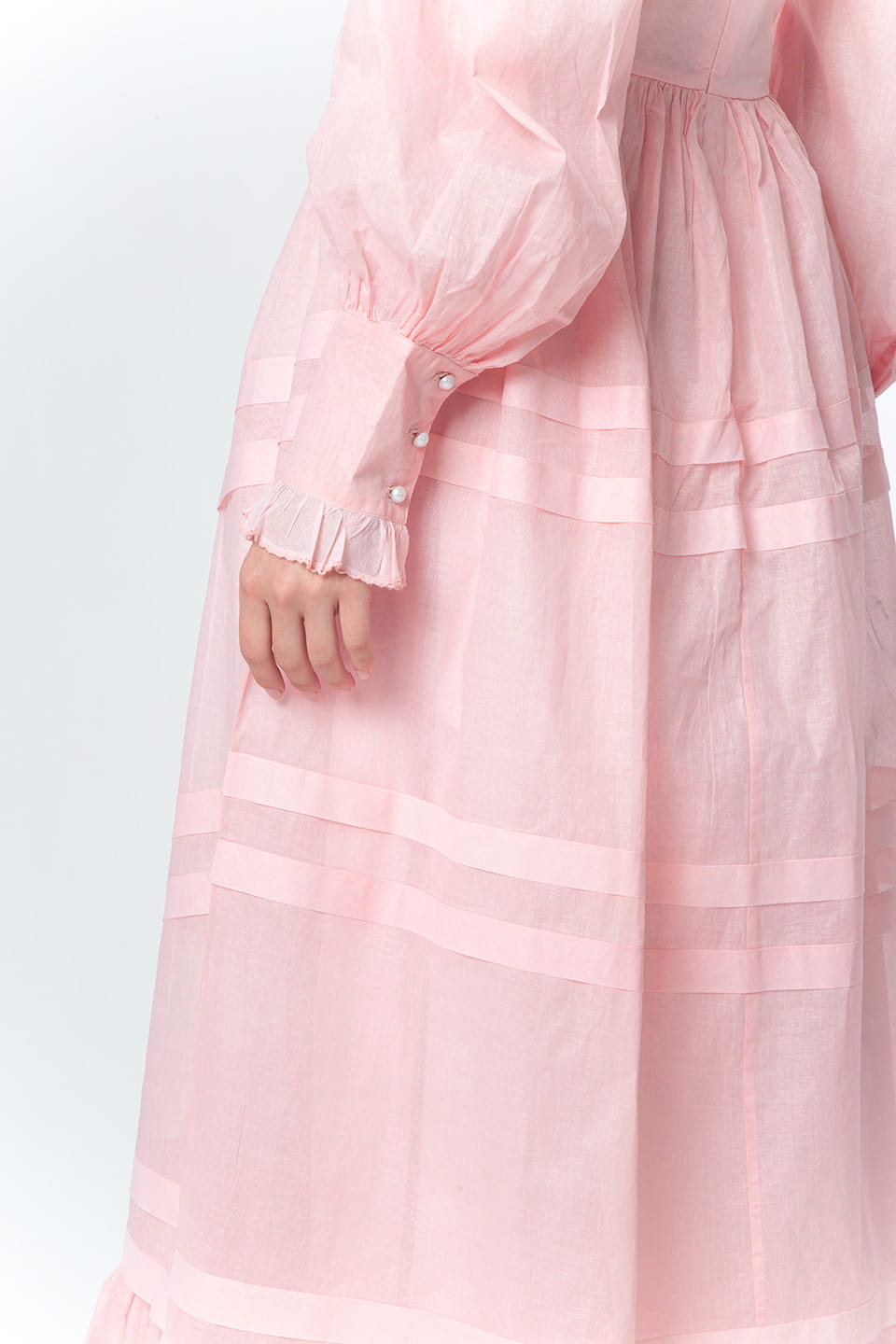 manoush pink dress Manoush Bijou Princess Long Dress