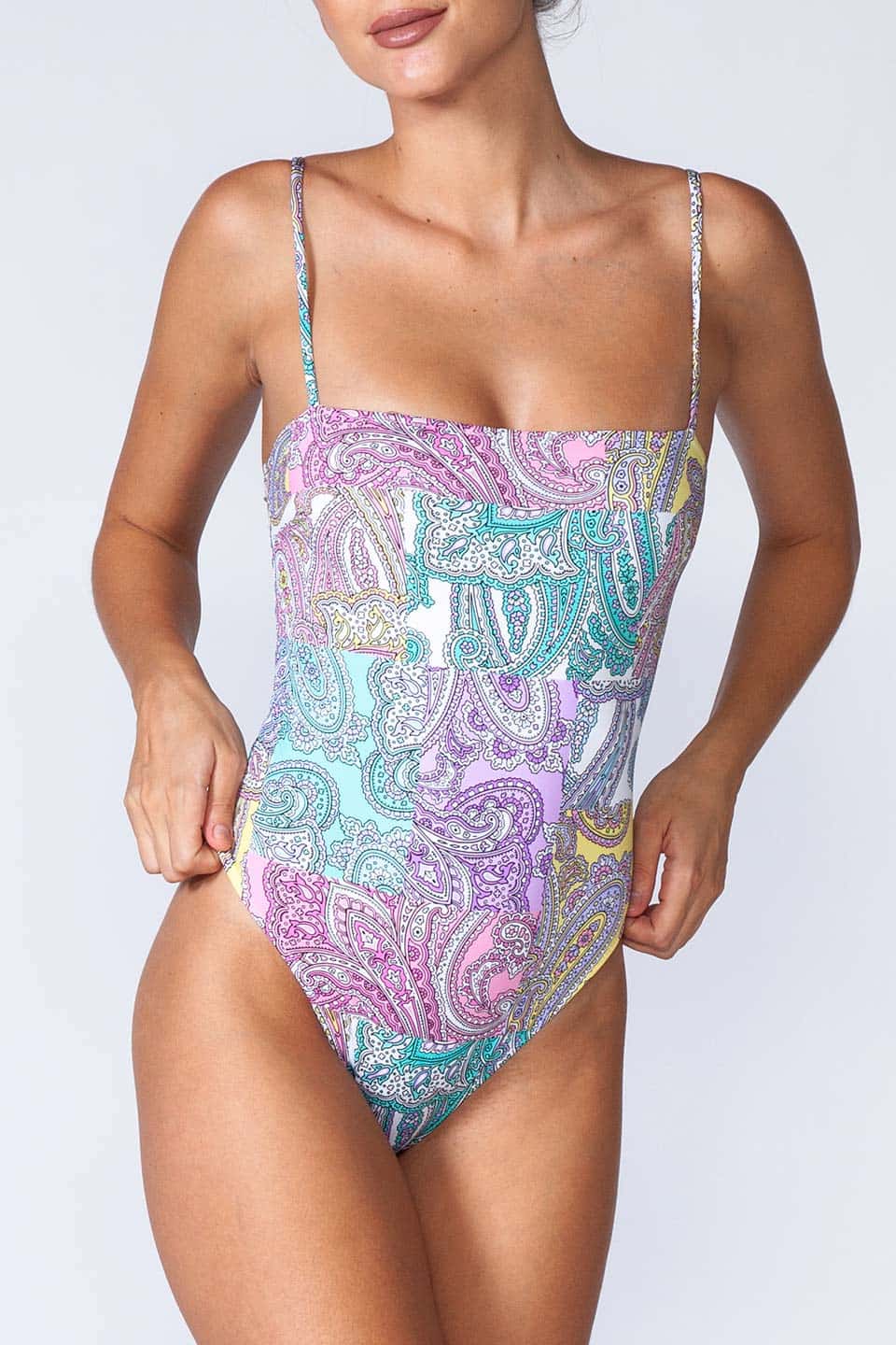 Thumbnail for Product gallery 5, Blume Swimsuit Patch Paisley from MC2 Saint Barth movement