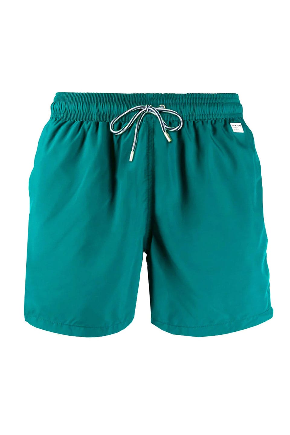MC saint barth light fabric man british green swim shorts front