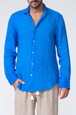 MC2 Saint Barth | Pamplona Men Shirt Bluette