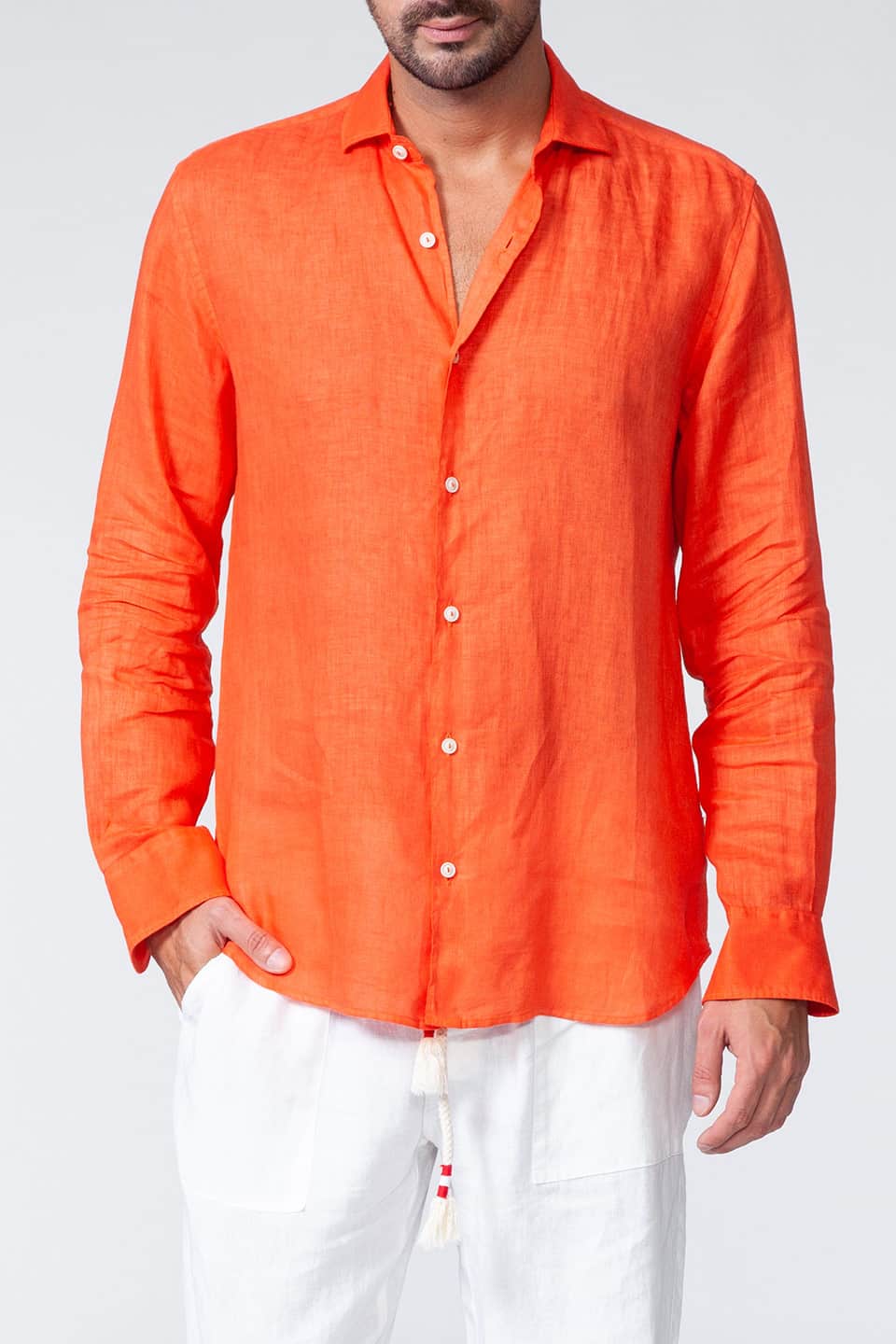 Thumbnail for Product gallery 1, MC saint barth male pamplona shirt orange main