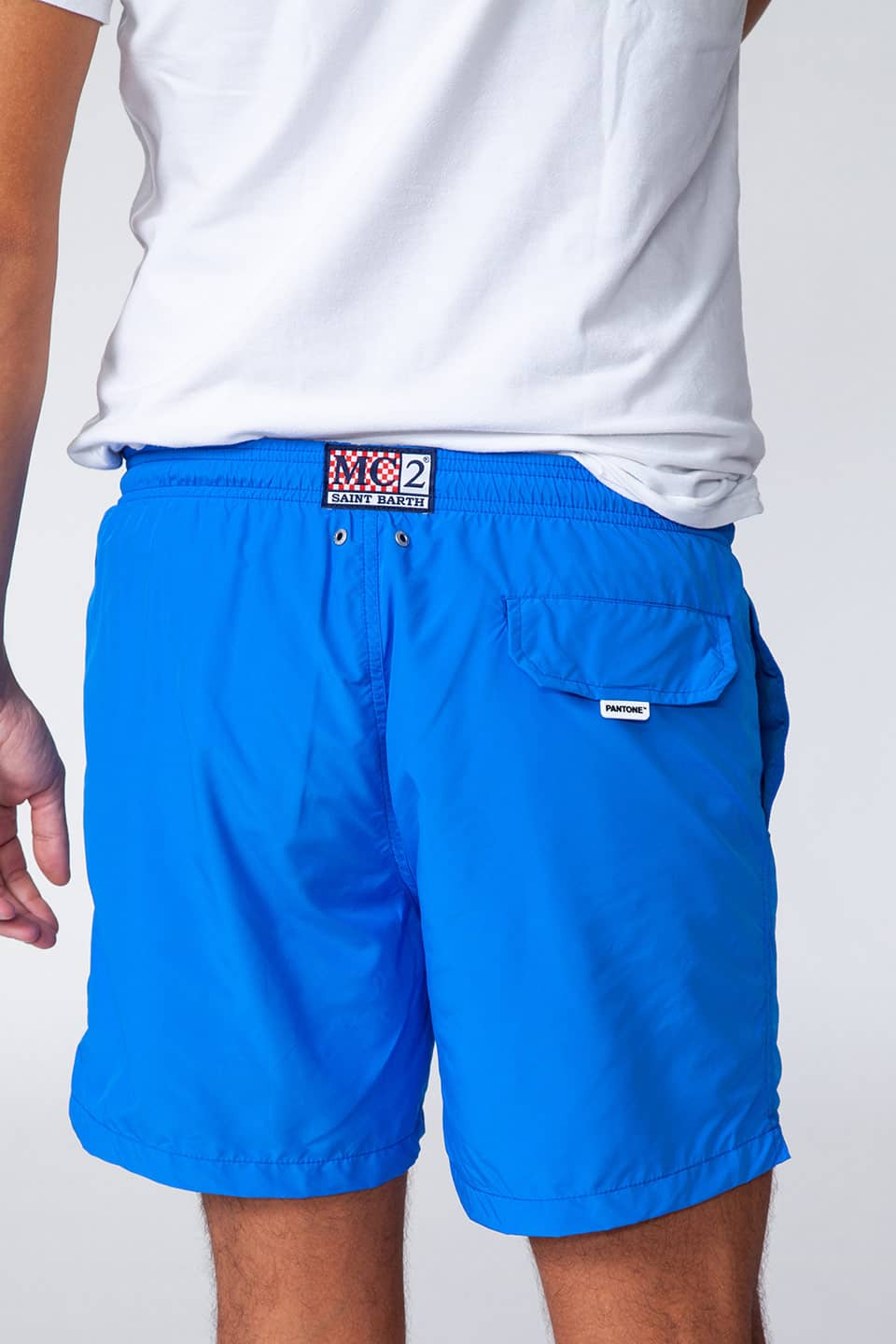 Thumbnail for Product gallery 3, MC saint barth male swimwear pantone bluette detail
