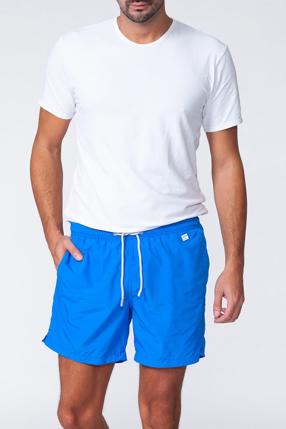 Thumbnail for Product gallery 1, Shop online exclusive swim shorts for men in blue color