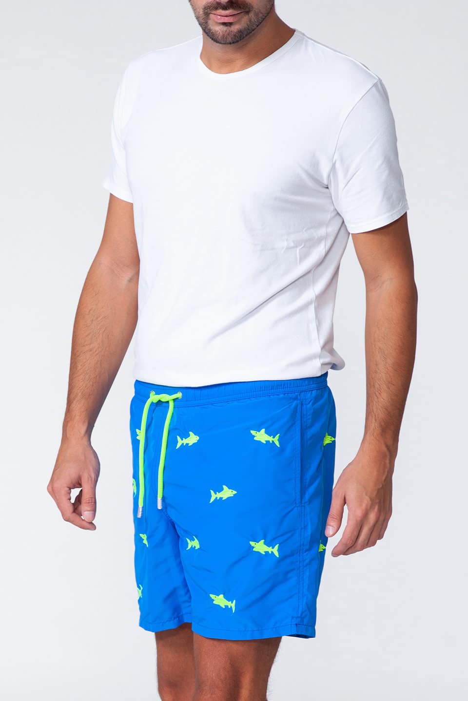 Thumbnail for Product gallery 5, MC saint barth male swimwear print tiburon step