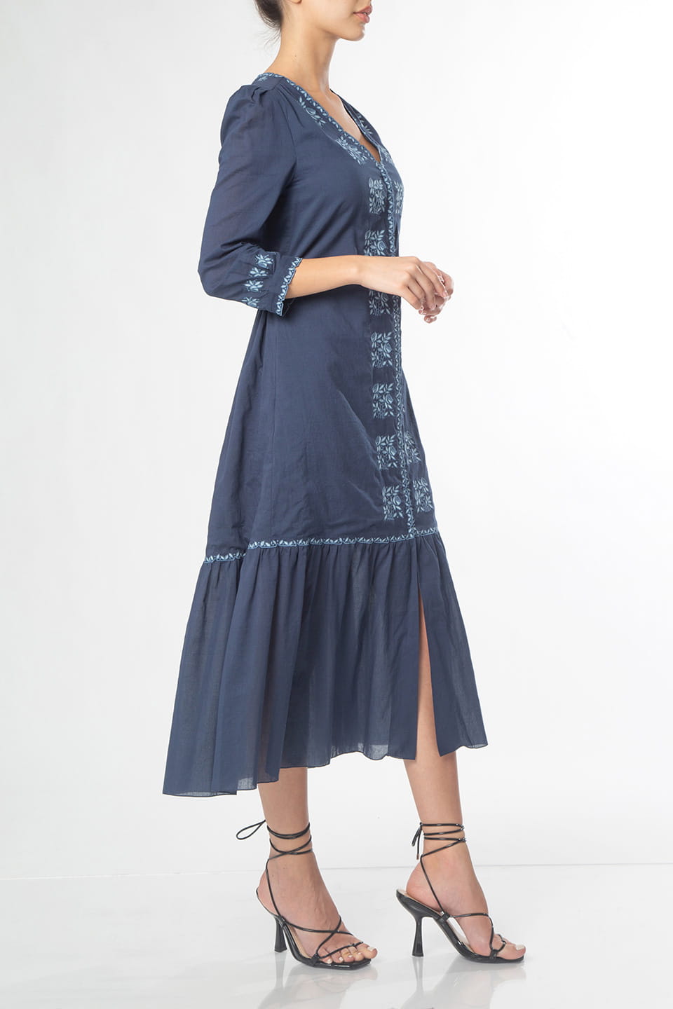 Designer Blue Midi dresses, shop online with free delivery in UAE. Product gallery 6