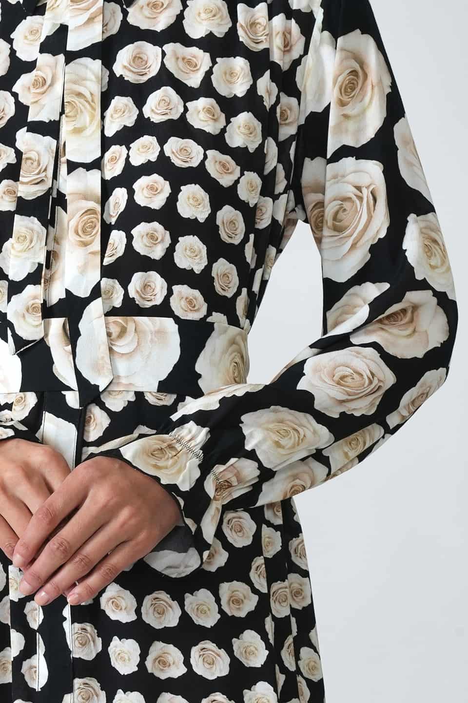 Thumbnail for Product gallery 3, Chemisier Rose Print Dress