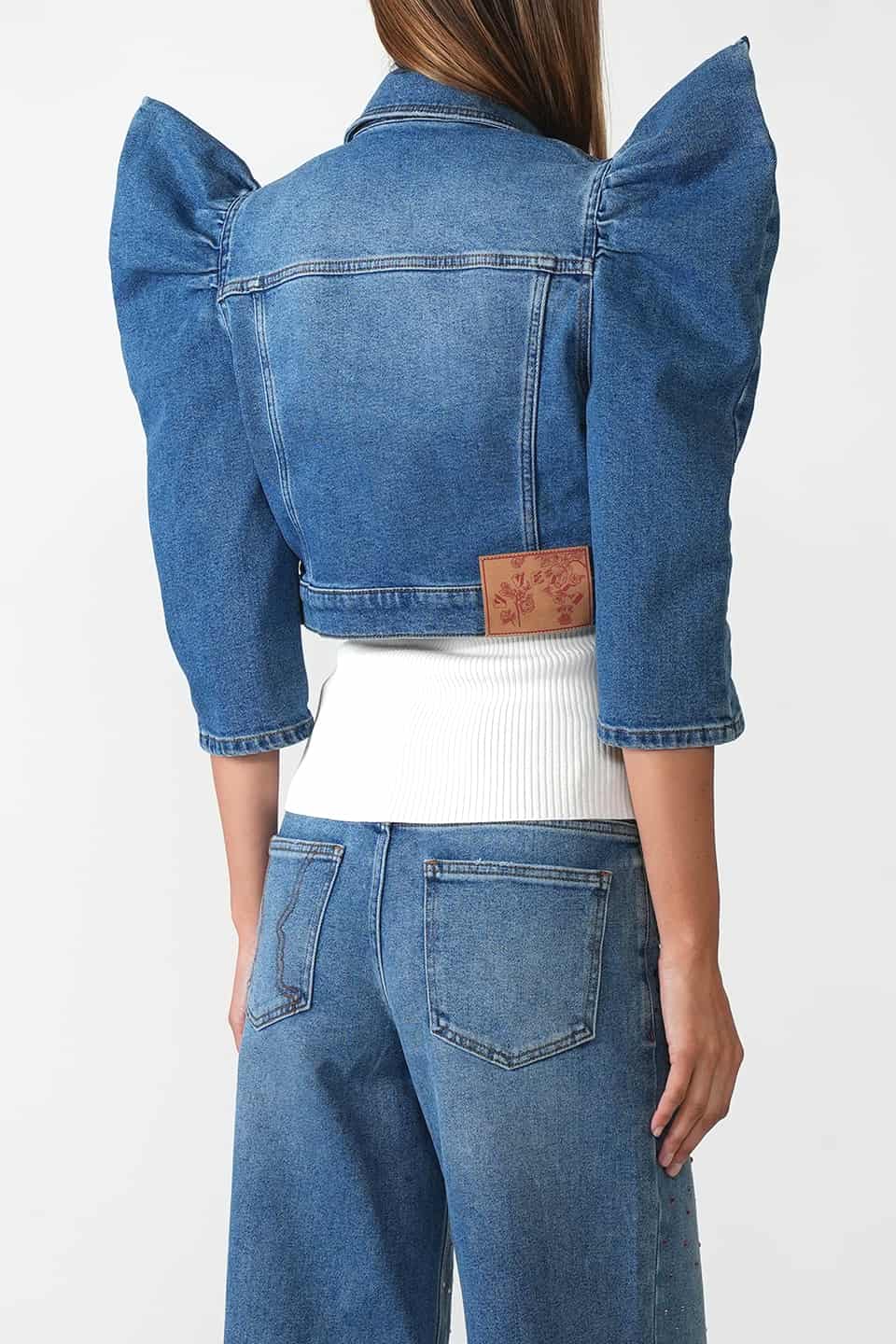Thumbnail for Product gallery 6, Crop Denim Jacket