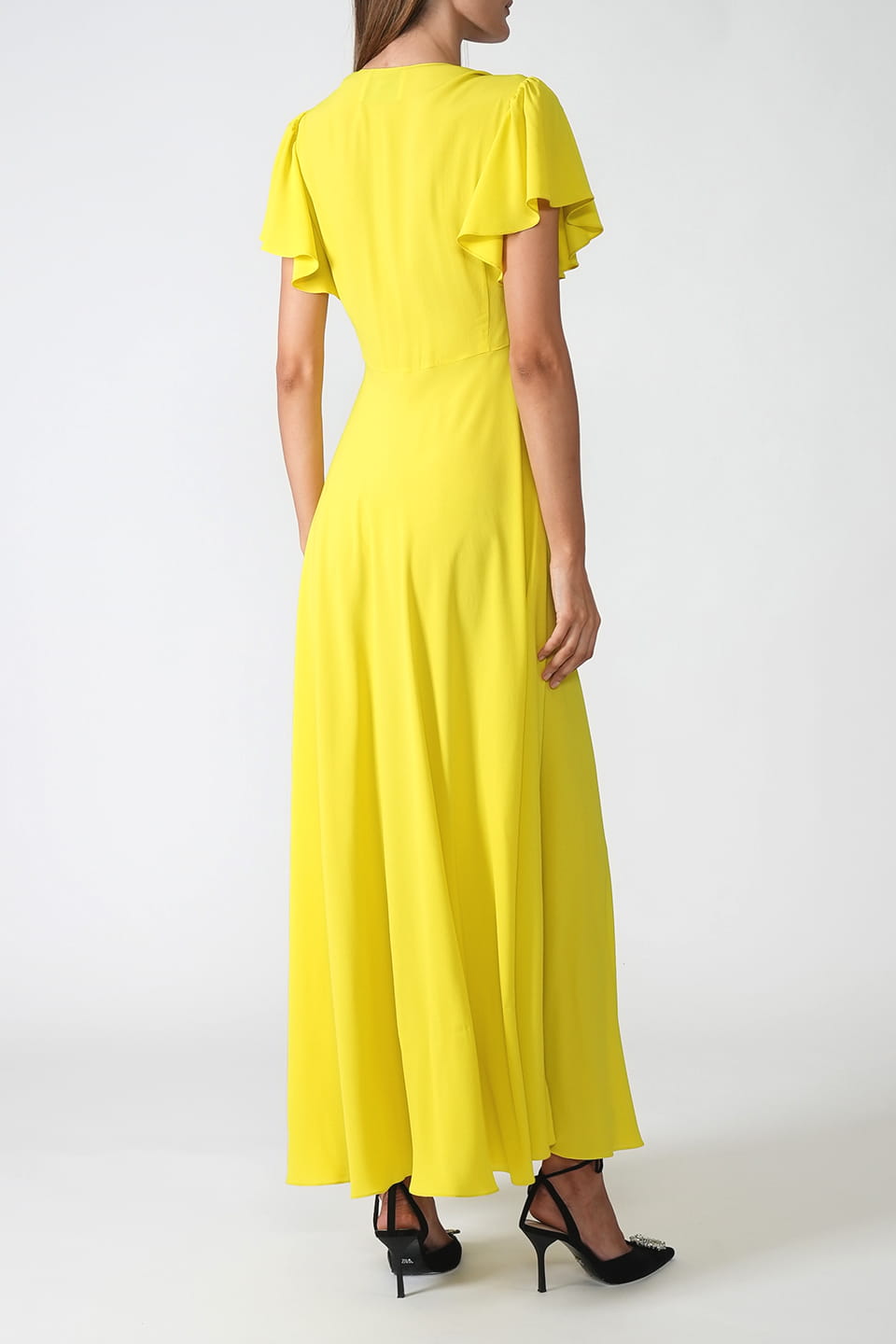 Designer Yellow Maxi dresses, shop online with free delivery in UAE. Product gallery 6