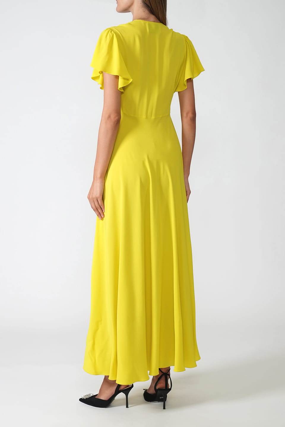 Designer Yellow Maxi dresses, shop online with free delivery in UAE. Product gallery 5